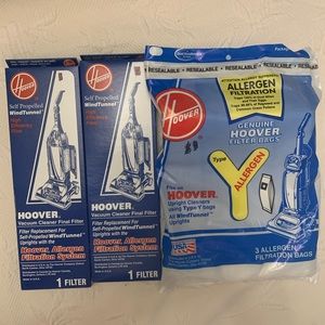 Hoover WindTunnel Y Bags and Final Filters